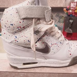 Rare Nike hidden wedge high tops